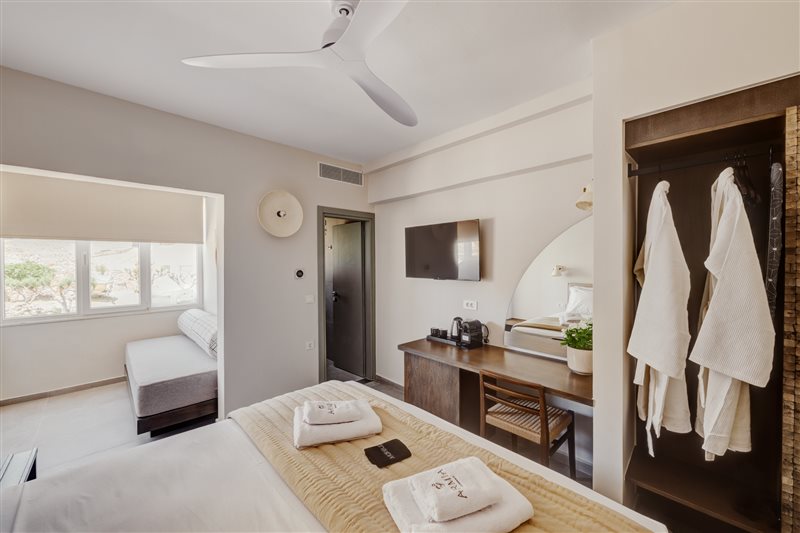 Standard Room with Garden View &ndash; No Balcony & Sofa Bed at Armia Experience Hotel, Vári, Sýros